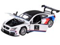 Auto metalowe model sportowe BMW M6 GT3 skala 1:32 światło dźwięk ZA4613