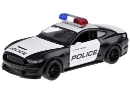 Auto metalowe policja Ford Shelby GT350 skala 1:32 światła koguty ZA4610