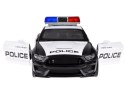 Auto metalowe policja Ford Shelby GT350 skala 1:32 światła koguty ZA4610