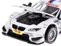 Auto metalowe sportowy model BMW M3 DTM skala 1:32 dźwięki światła ZA4608