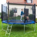 Trampolina Zestaw do ogrodu zewnętrzna Bituxx 430cm 6 słupków osłona