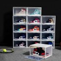Zestaw 2 pudełkek na buty organizer na obuwie do garderoby szafy