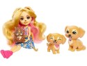 Enchantimals Lalka Golden Retriever figurki szczeniaków wiewiórka ZA5088