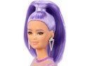 Lalka modowa Barbie Fashionistas nr178 HBV12 fioletowa stylizacja ZA5099