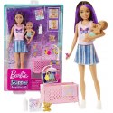 Lalka Barbie Skipper Babysitters opiekunka + bobas akcesoria HJY33 ZA5095