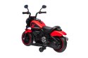 Motorek Chopper FASTER na akumulator dla dzieci Czerwony + Radio FM + Panel audio + LED