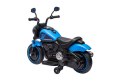 Motorek Chopper FASTER na akumulator dla dzieci Niebieski + Radio FM + Panel audio + LED