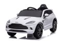 Aston Martin DBX na akumulator dla dzieci Biały + Pilot + EVA + Pasy + Wolny Start + Audio LED