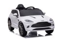 Aston Martin DBX na akumulator dla dzieci Biały + Pilot + EVA + Pasy + Wolny Start + Audio LED