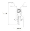 Motorek Chopper FASTER na akumulator dla dzieci Różowy + Radio FM + Panel audio + LED