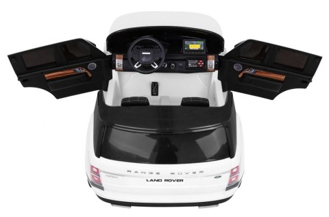 Range Rover HSE 2-osobowe Autko dla dzieci Biały SUV + Pilot