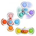 WOOPIE BABY Spinner Zabawka Sensoryczna Rakieta Kosmita Ufo 3 szt.