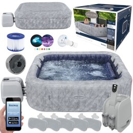 Bestway Lay-Z-Spa San Francisco hydromasaż 7os WiFi aplikacja oś LED 60161