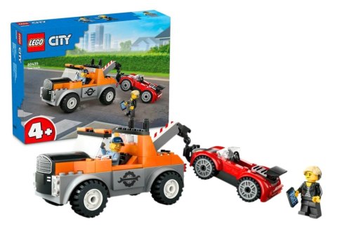 Klocki LEGO CITY Samochód Pomocy Drogowej 101 Elementów 60435