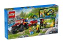 Klocki LEGO CITY Terenowy Wóz Strażacki Z Łodzią 301 Elementów 60412