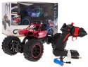 Crawler REAL ROCK z Funkcją Dymu R/C Czerwony