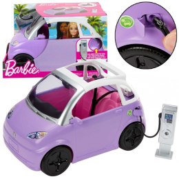 Auto Cabrio dla Lalek Barbie z elektryczna stacja ładowania ZA5527