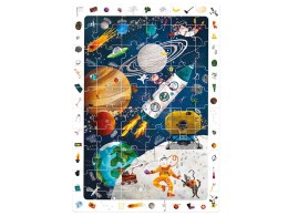 CzuCzu Obserwacyjne puzzle Kosmos 60 elementów +plakat edukacyjny ZA5560