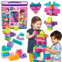 Fisher Price Pierwsze duże Klocki Mega Bloks dla dzieci 80 ele ZA5525