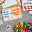 WOOPIE Zestaw Edukacyjny Nauka Liczenia Montessori Sorter Kolorów 2szt