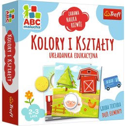 Gra Układanka Edukacyjna Kolory i kształty z Serii ABC Malucha Trefl 01939