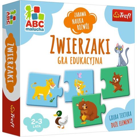 Gra Edukacyjna Zwierzaki z Serii ABC Malucha Trefl 01940