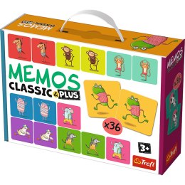 Gra Memos Classic i Plus, Ruch i dźwięk - zwierzaki Trefl 02271