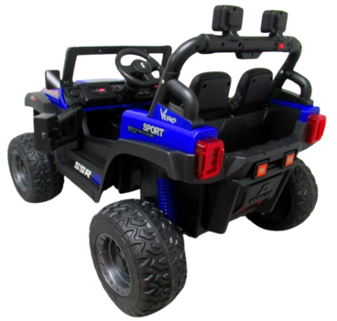 AUTO X16 R-SPORT NIEBIESKI Auto na akumulator EVA SKÓRA Pilot Akumulator litowo-jonowy