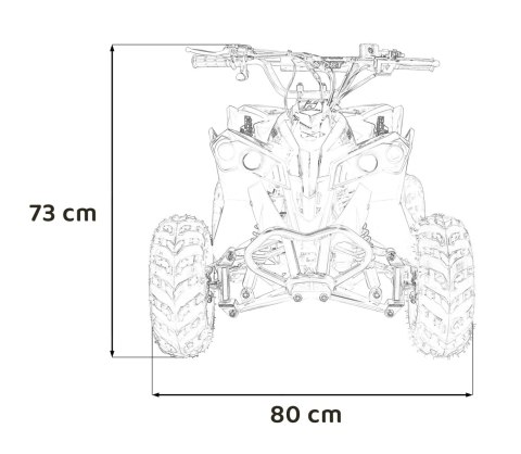 Pojazd Quad Spalinowy RENEGADE HIPERFECT 110CC Niebieski