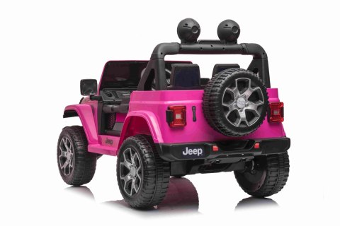 Pojazd Jeep Wrangler Rubicon Różowy