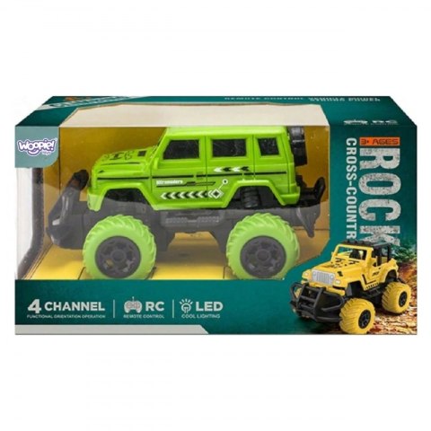 WOOPIE Samochód Zdalnie Sterowany RC Jeep Cross-Country LED