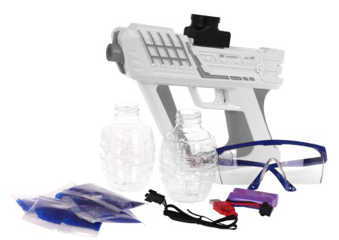 Pistolet GEL BLASTER Szary + Akcesoria