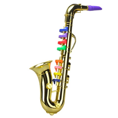 Instrument Muzyczny Dla Dzieci Saksofon Zabawkowy Złoty