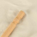 Krzesło brazylijskie z podnóżkiem leżak wiszący huśtawka 130cm beż
