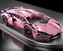 Klocki Auto Sportowe Różowe 1280el.