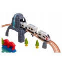 Kolejka Elektryczna Interaktywna Pociąg Wagony Tunel Wulkan Dinozaury 95 cm