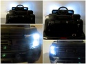 FORD RANGER Raptor CZARNY Auto na akumulator EVA Skóra pilot AKUMULATOR LION