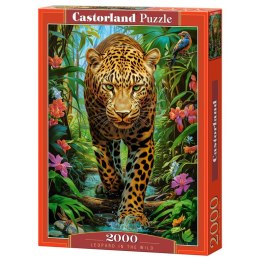 Puzzle 2000 elementów Leopard in the Wild