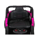 UTV2 Auto na Akumulator BUGGY R-sport RÓŻOWY 4x4 Koła EVA, SKÓRA, Pilot RC
