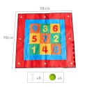 MASTERKIDZ Kwadratowa Tarcza Na Rzepy Rzut Do Celu Do Tablicy STEM