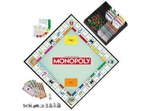 Hasbro Planszowa gra Monopoly Classic - klasyczna wersja odświeżona GR0859