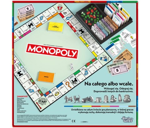 Hasbro Planszowa gra Monopoly Classic - klasyczna wersja odświeżona GR0859