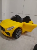 Cabrio B3 ŻÓŁTY Autko na akumulator - Światła, Dźwięki, MP3, USB - OUTLET