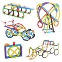 WOOPIE Klocki Konstrukcyjne Matematyczne 3D Edukacyjne 155 el.