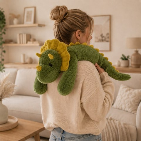 WOOPIE Pluszak Obciążeniowy Dinozaur Antystresowy Sensoryczny Ciężkomiś Przytulanka 65cm 1500g