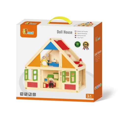 Viga Toys Drewniany Domek Dla Lalek Viga Toys Drewniany Domek Dla Lalek
