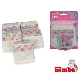 Simba pieluszki 5 szt PAMPERSY dla lalki 43cm