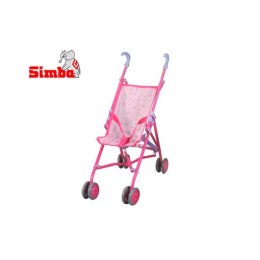 Wózek dla lalek Spacerówka Simba 60 cm Różowy