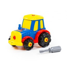 Kolorowy traktor ze śrubokretem Wader