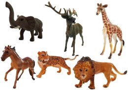 Zestaw Zwierząt Dzikie Zwierzęta 6 elementów